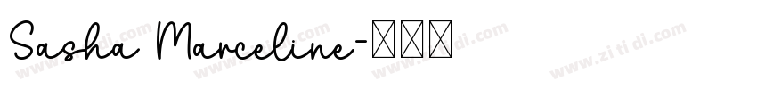 Sasha Marceline字体转换